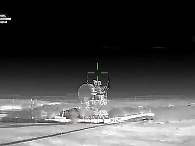 Crimea is under drone attack again.