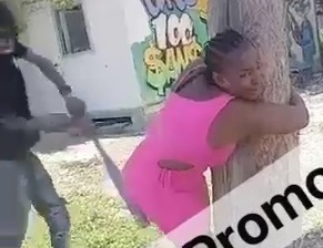 Haitian woman punished by a gang member 