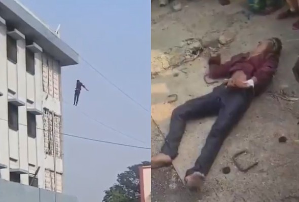 Hospital Patient Jumps To His Death