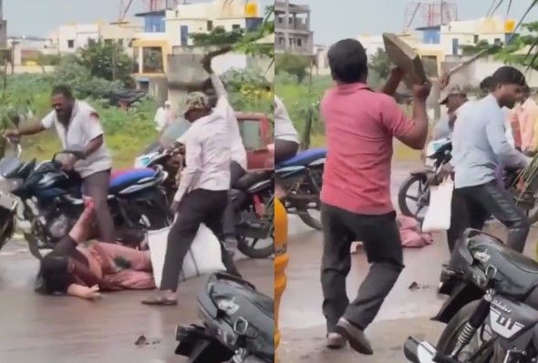 Man Attacks Wife With Machete Before Getting Dropped By Good Samaritan