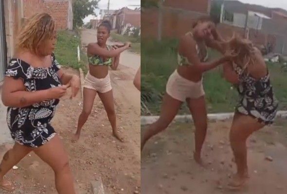 Favela Ladies Use Sticks And Stones During Fight Over A Man