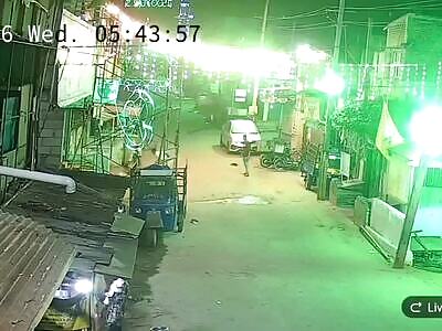 MAN BEING STABBED TO DEATH 