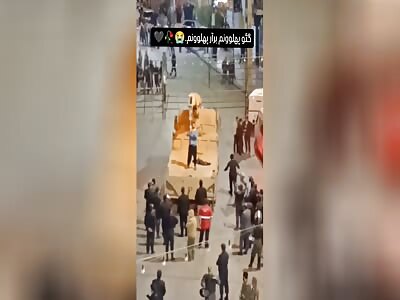 MAN BEING EXECUTED IN IRAN 