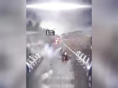 remnants of a Russian assault in Pokrovsk