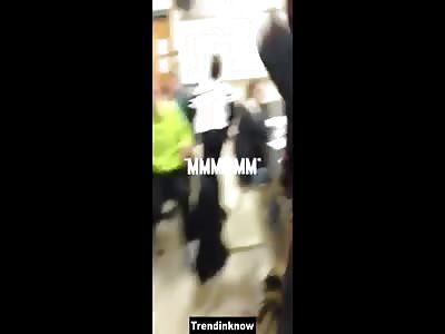 lol fat white racist pig gets a good beat down 