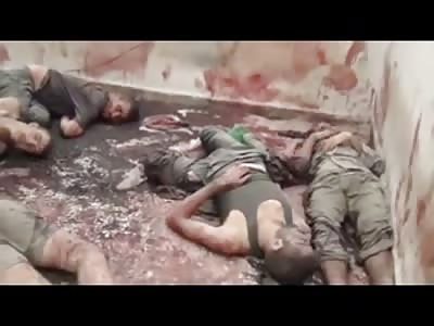 One of Assads slaughter houses in Syria !!