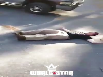  Mexican drops white boy with one punch !!