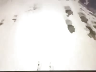 Idiot skier breaks many bones in this accident