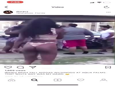 Security guard gets fucked up !!