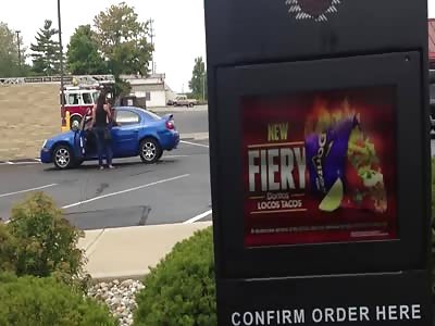 HUMAN TRASH FIGHTING AT TACO BELL