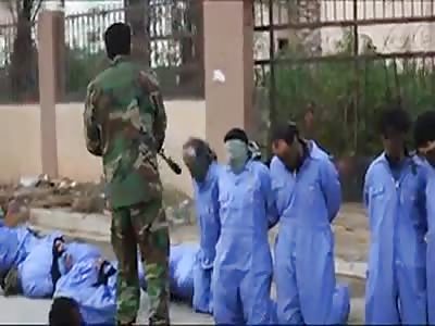 Public Execution Of Alleged Car Bombers In Benghazi {Fixed Audio}