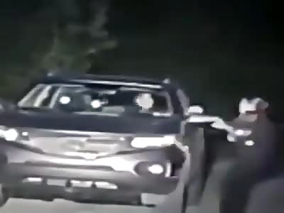 Man Grabs Female Officer's Gun and Her Partner Shoots Him In The Face