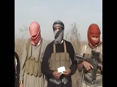 Old School Daesh Burn 3 Men Alive