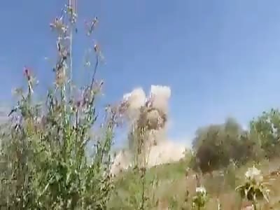 Rescue Team Gets Caught In The Field Of Fire Of Government Artillery