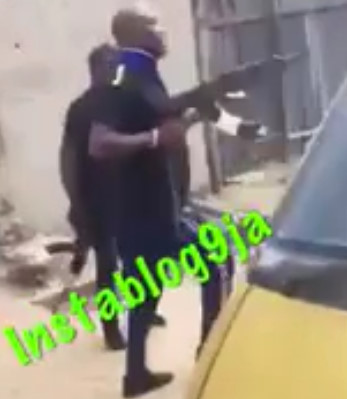 African Soldier Shoots Prisoner Twice With His AK 47