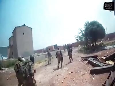 Combat Footage With x2 Close Call Airstrikes On Rebels{NO GORE}