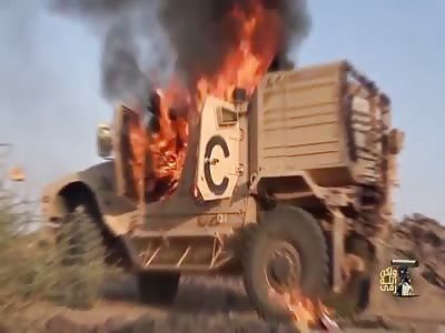 ATGM Attacks On Saudi Armored Vehicles