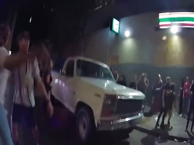 {Full Version} BLM Members Soccer Kick A White Man