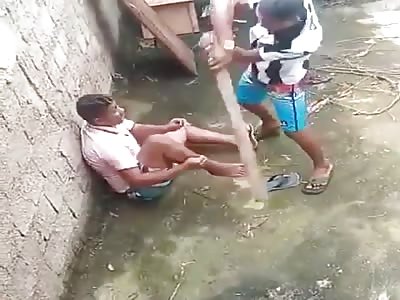 Stick Beating For A Young MAn Who Robbed An Uber Driver 