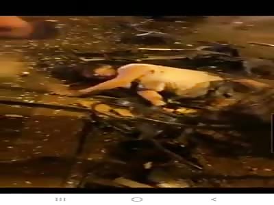 Aftermath Shows Three Women Ran Over By A Taxi Driver 