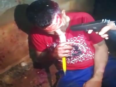 Forced To Suck A Dildo At Gunpoint