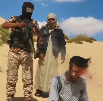 Two Men Are Executed With Ak47s By The Islamic State
