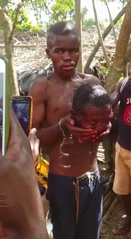 Chilling With His Friend's Severed Head