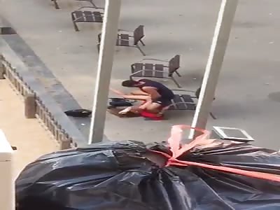 Perverted Couple fucking in public