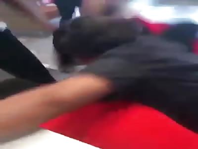 McDonald's employees jump customer over mcnugget sauce