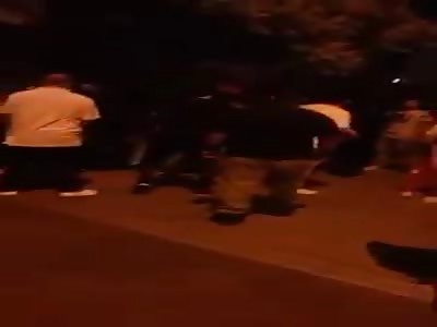 Jocks pick a fight with the bloods. Shots fired.