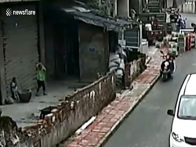 Glass Bottle Hits Boy In Freak Accident