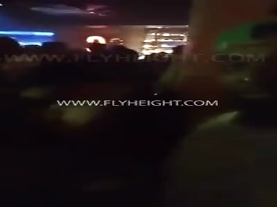 Girl Gets It In With Two Guys On Club Dance Floor