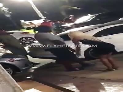 Woman Gets Hit Back After Starting A Fight With A Man