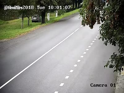 Van driver falls ssleepwhell causing shocking crash