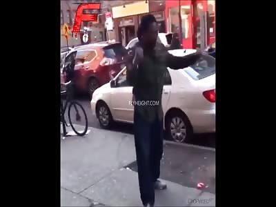 Retired boxer knocks out crackhead for asking him for money