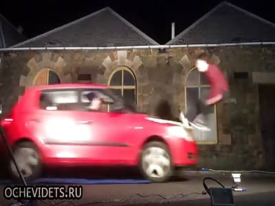 Failure to jump through the car