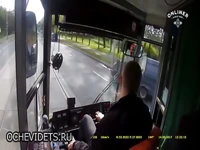 Not easy to drive a tram ...