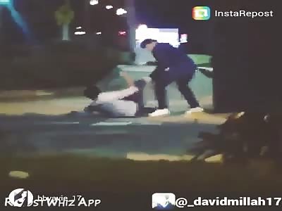 Gypsy Sucker punches Another from the back