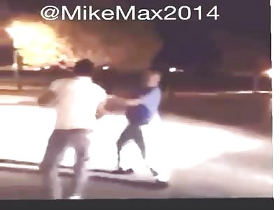 Two Fat Gypsy's Get down in a fist fight 