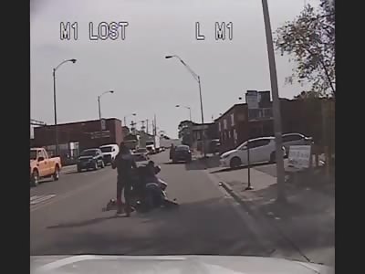  Police try to contain man