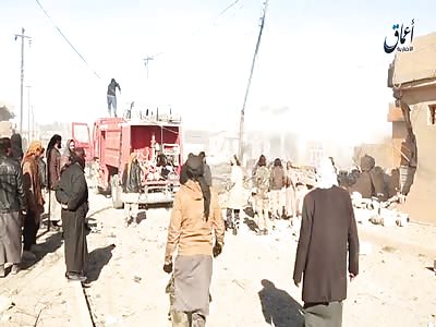 Horrible scene after air raid in Iraq