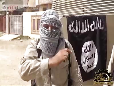 Daesh soldier executed and loaded in rear of car