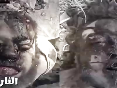 Daesh terrorists burned burned butchered