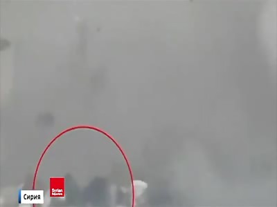 Russian soldiers annihilating Isis terrorists