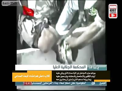 Soldiers isis decaptated. Down die