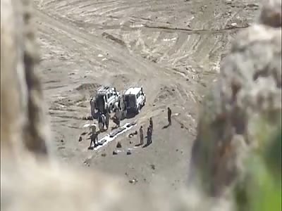 Cowardly Isis Kill Medical Personnel with IED..then Storm them with Machine Guns to Finish It Off 