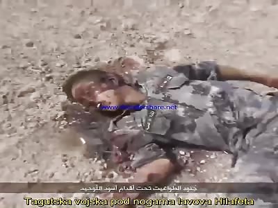 After the battle and several soldiers crushed