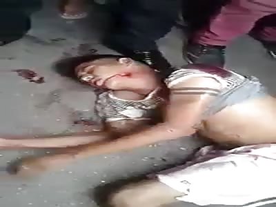 Thief is forgiven by the victim while sighing last seconds of life