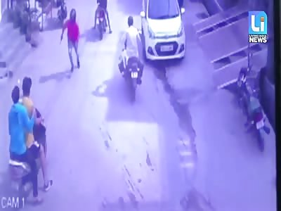 In delhi city man executed by gunman with 2 pistol