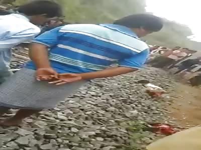 Man and divided in half in accident on the train line